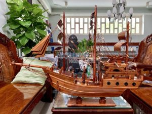 Mô Hình Tàu Thuyền Thái Lan gỗ hương